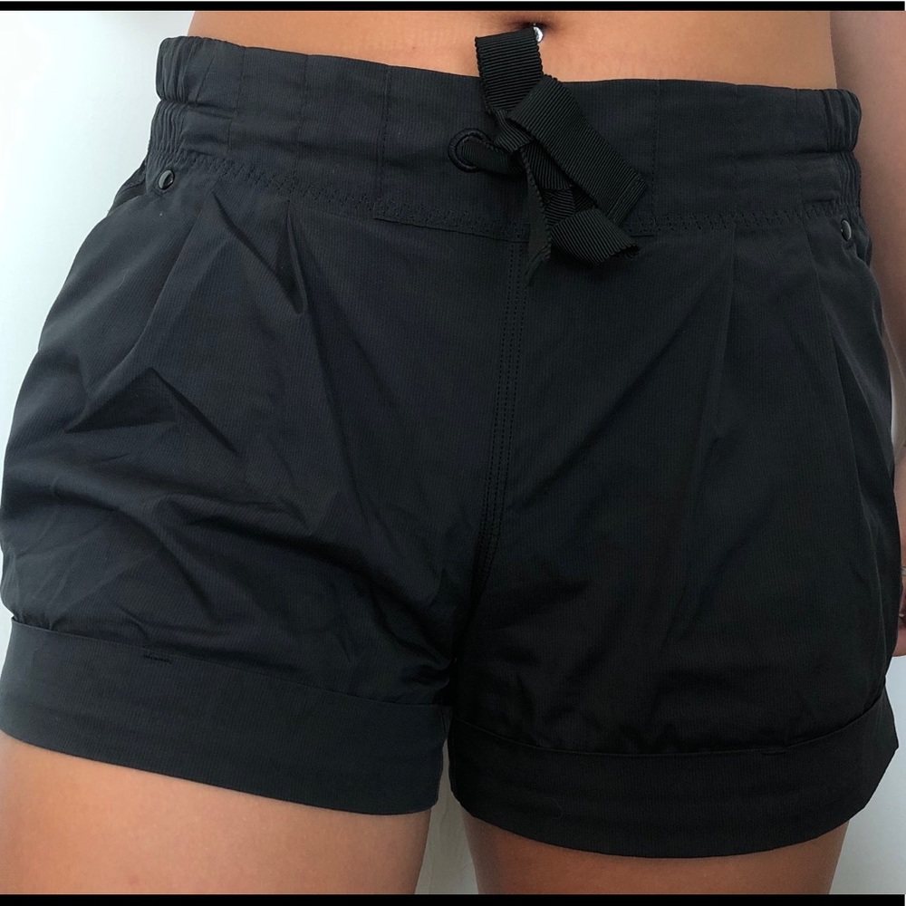 Lululemon Black Tie Shorts